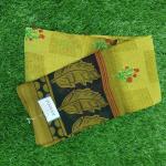 Women Linen Cotton Saree for Everyday Wear with Natural Finish
