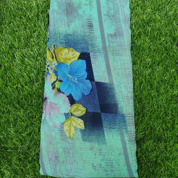 Women Linen Cotton Saree for Summer Comfort with Breathable Style
