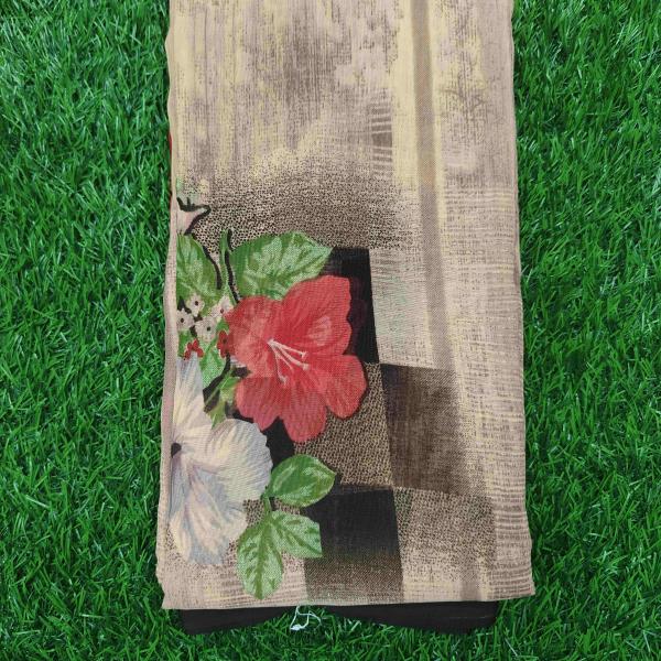 Women Printed Cotton Saree for Office Dressing with Smart Pattern