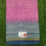 Women Printed Cotton Saree for Casual Look with Smooth Prints