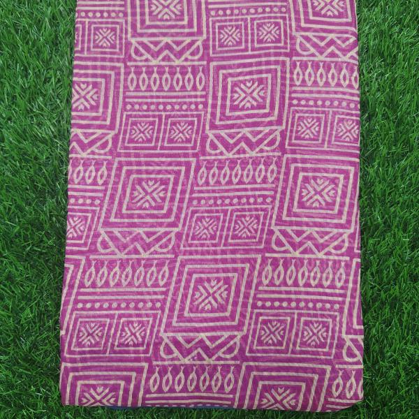 Women Printed Cotton Saree for Casual Look with Smooth Prints