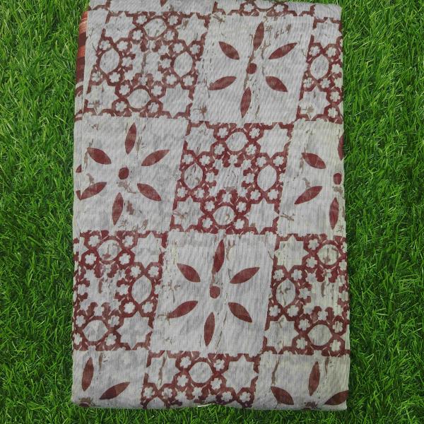 Women Cotton Saree for Summer Wear with Cool Fabric Texture