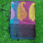 Women Fancy Cotton Saree for Occasion Wear with Modern Design