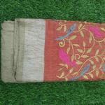 Women Fancy Cotton Saree for Evening Wear with Glam Finish