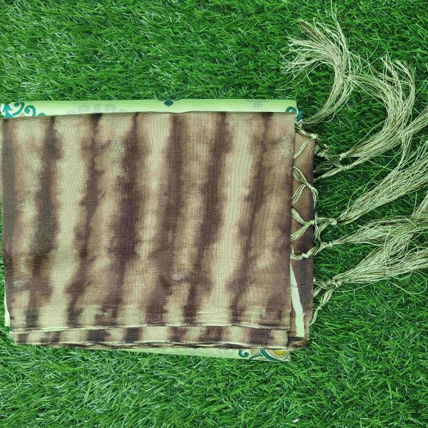 Women Linen Cotton Saree for Casual Wear with Soft Texture & Minimal Design