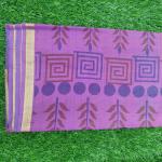 Women Printed Cotton Saree for Office Wear with Elegant Print & Lightweight Feel