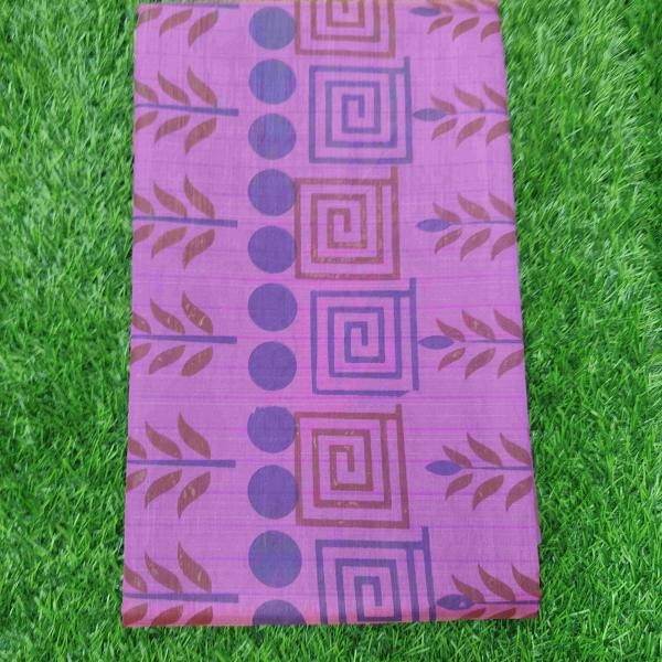 Women Printed Cotton Saree for Office Wear with Elegant Print & Lightweight Feel