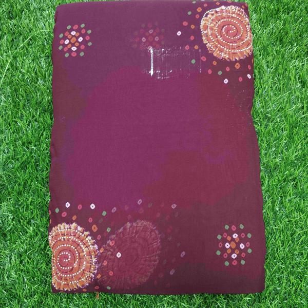Women Linen Cotton Saree with Lightweight Natural Texture