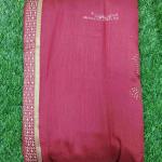 Women Fancy Cotton Saree with Decorative Border Style