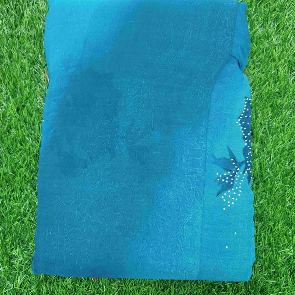Traditional Stone Work Party Wear Saree