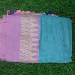 Women Printed Cotton Saree with Fresh Floral Design