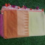 Women Silk Cotton Saree with Elegant Party Style