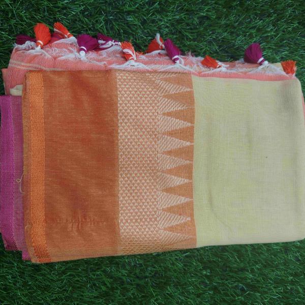 Women Silk Cotton Saree with Elegant Party Style