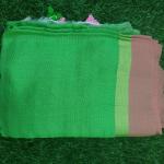 Women Linen Cotton Saree with Smooth Neutral Style