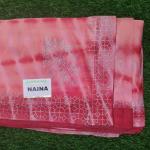Women Linen Cotton Saree with Minimal Daily Wear Look