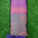 Women Printed Cotton Saree with Contemporary Style Print