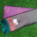 Women Linen Cotton Saree with Subtle Linen Texture
