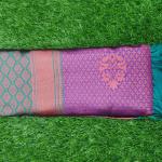 Women Linen Cotton Saree with Subtle Linen Texture