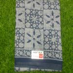 Women Linen Cotton Saree for Office Comfort with Clean Pattern