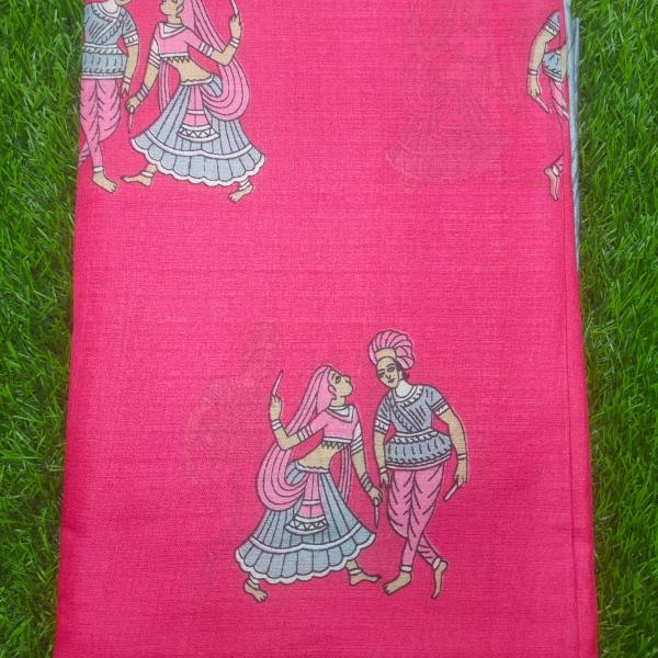 Women Printed Cotton Saree for Casual Fashion with Soft Print